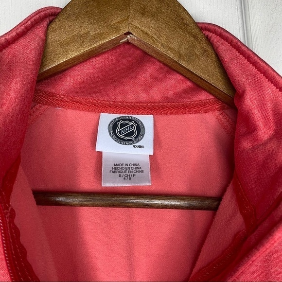 Chicago Blackhawks NHL Red Zip Up Hockey Jacket - Picture 2 of 5